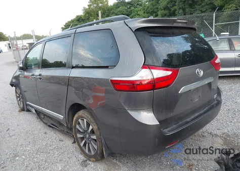 2019 Toyota Sienna Limited Premium 7 Passenger из США, поврежденный, VIN 5TDDZ3DC1KS211995